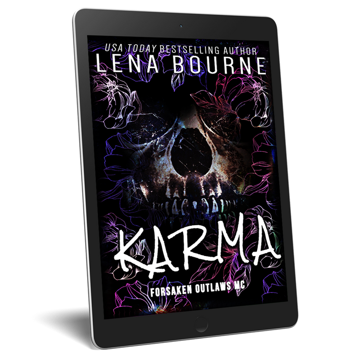 Karma: Forsaken Outlaws MC - A Dark MMF Biker Romance by Lena Bourne eBook