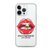 Lips & Skull Logo Clear Case for iPhone® - Devil's Nightmare MC by Lena Bourne - Waterside Dreams Press