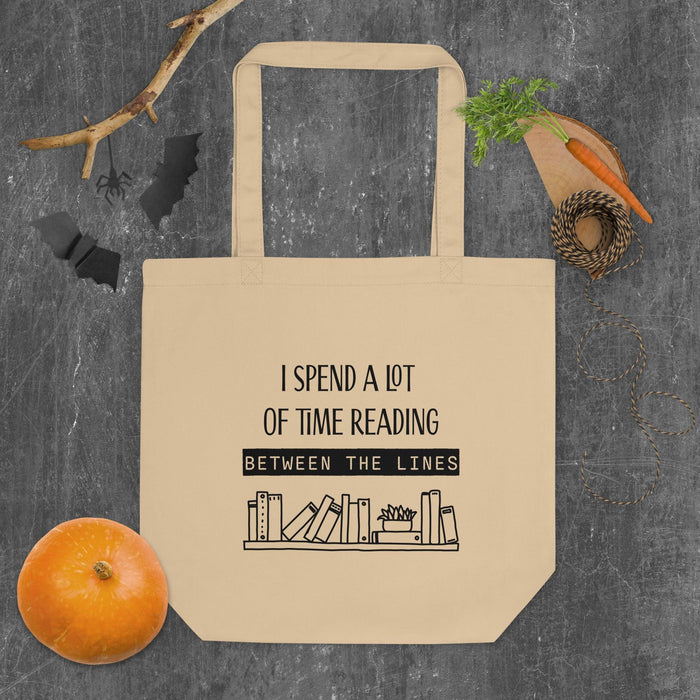 Between the Lines - Fun Reader Merch - Tote Bag - Waterside Dreams Press - Waterside Dreams Press