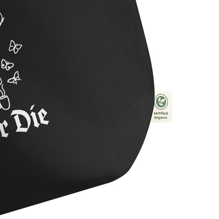 Books are my Ride or Die - Fun Reader Merch - Large Tote Bag - Waterside Dreams Press - Waterside Dreams Press