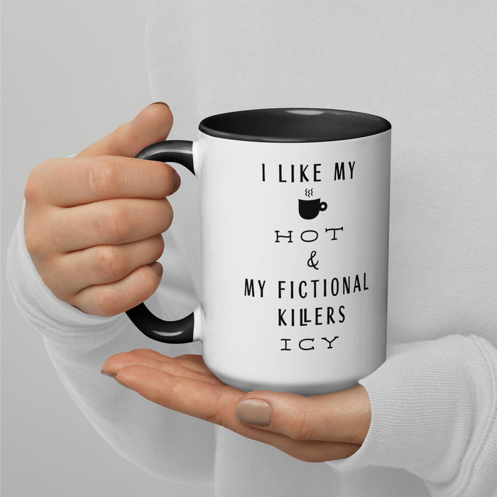 Icy Killers - Fun Reader 15 oz Mug with Color Inside - Waterside Dreams Press - Waterside Dreams Press