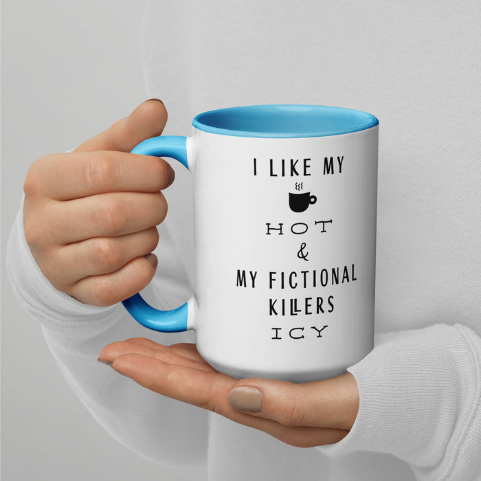 Icy Killers - Fun Reader 15 oz Mug with Color Inside - Waterside Dreams Press - Waterside Dreams Press