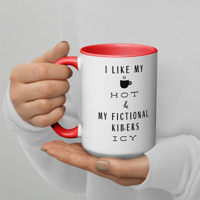 Icy Killers - Fun Reader 15 oz Mug with Color Inside - Waterside Dreams Press - Waterside Dreams Press