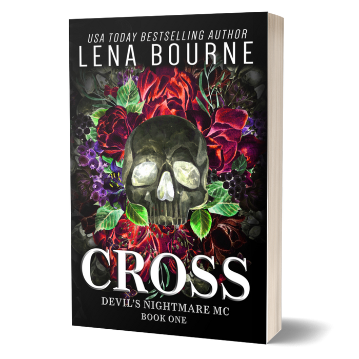 Cross (Devil's Nightmare MC, Book 1) by Lena Bourne Special Edition Discreet Paperback