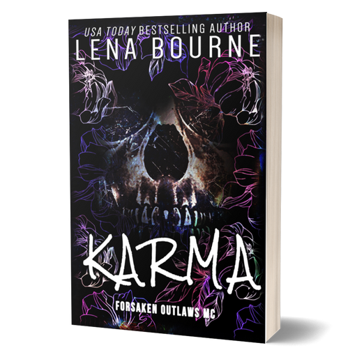 Karma: Forsaken Outlaws MC - A Dark MMF Biker Romance by Lena Bourne Paperback