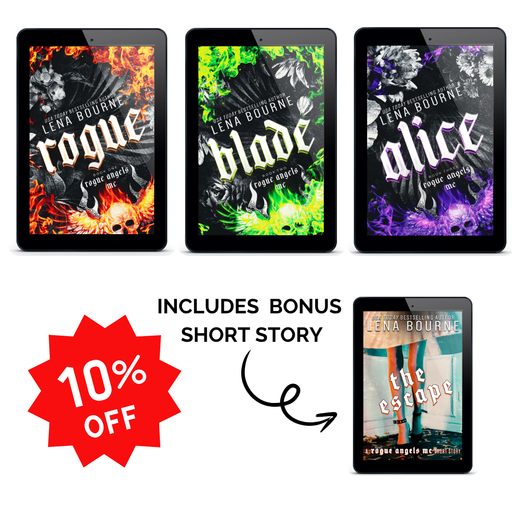 Rogue Angels MC Series Bundle Books 1-3 by Lena Bourne eBook
