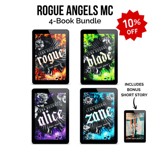 Rogue Angels MC Series Bundle Books 1-4 by Lena Bourne eBook Bundle