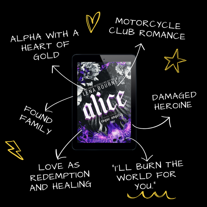 Tropes in Alice (Rogue Angels MC, Book 3) a biker romance ebook by Lena Bourne