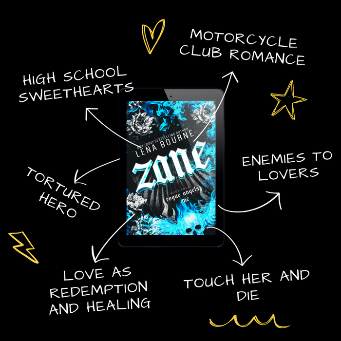 Tropes in Zane (Rogue Angels MC, Book 4) a biker romance ebook by Lena Bourne