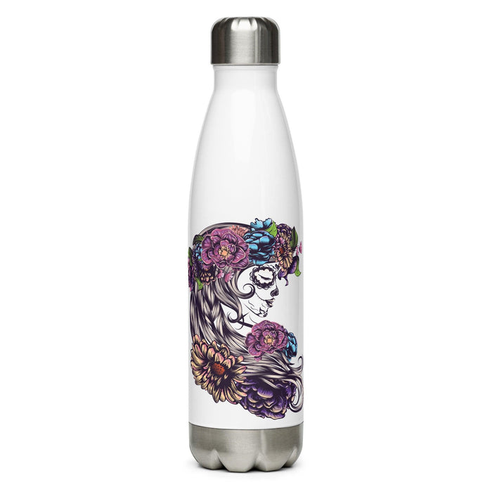 Dead Girl Logo Stainless Steel Water Bottle - Devil's Nightmare MC by Lena Bourne - Waterside Dreams Press