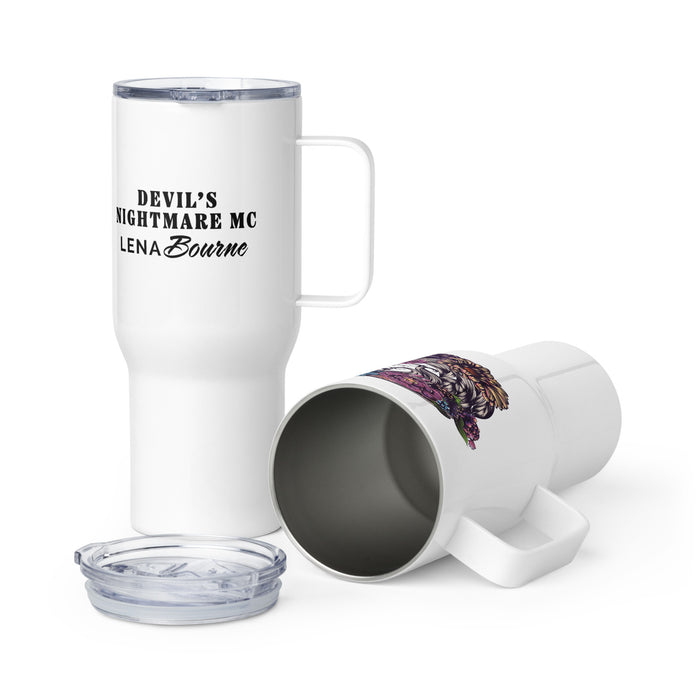 Travel mug with a handle - Waterside Dreams Press