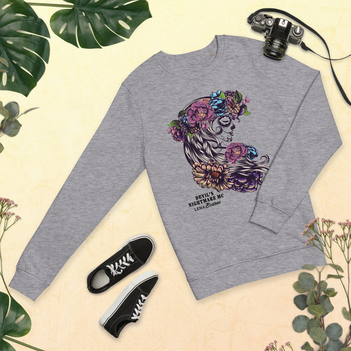 Dead Girl Logo organic sweatshirt - Devil's Nightmare MC by Lena Bourne