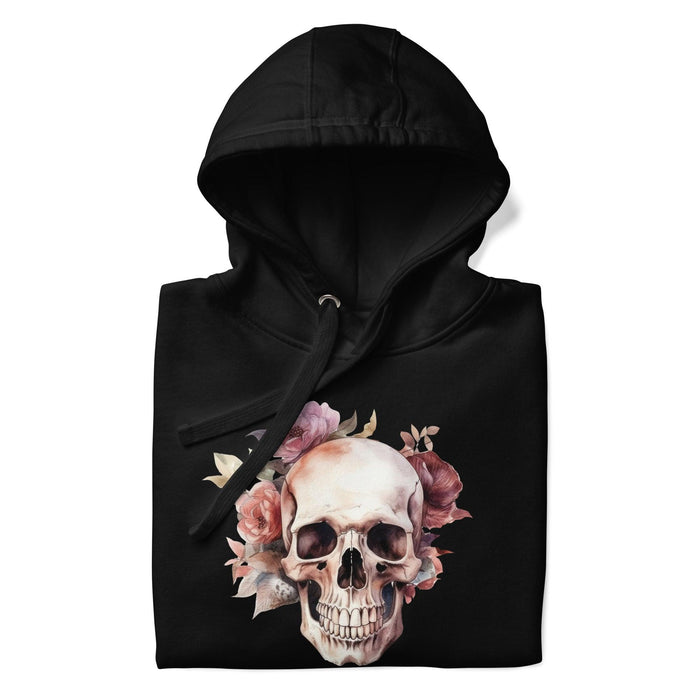 Skull & Roses Logo Hoodie - Devil's Nightmare MC by Lena Bourne - Waterside Dreams Press